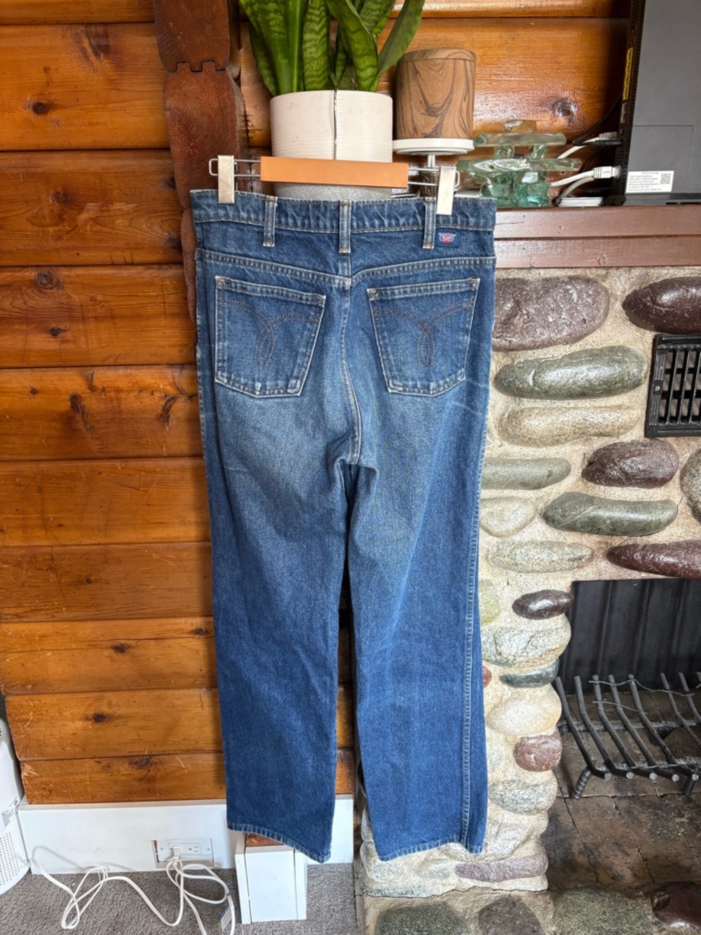 Vintage GWG Jeans Made in Canada 31x34 Straight Leg Denim Mens - Picture 3 of 8